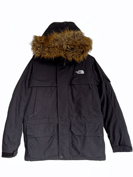 Vintage The North Face Pertex Quantum Puffer Faux Fur Hoodie | Grailed