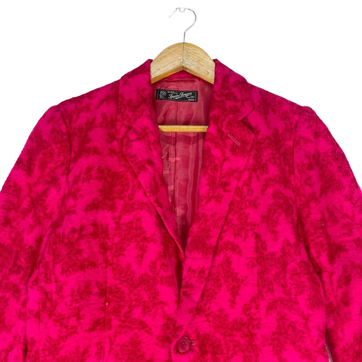 CABANE de ZUCCa × Issey Miyake 🔥ZUCCA Flowers Rayon Fullprint Blazer Jacket Size 40S - 3 Thumbnail