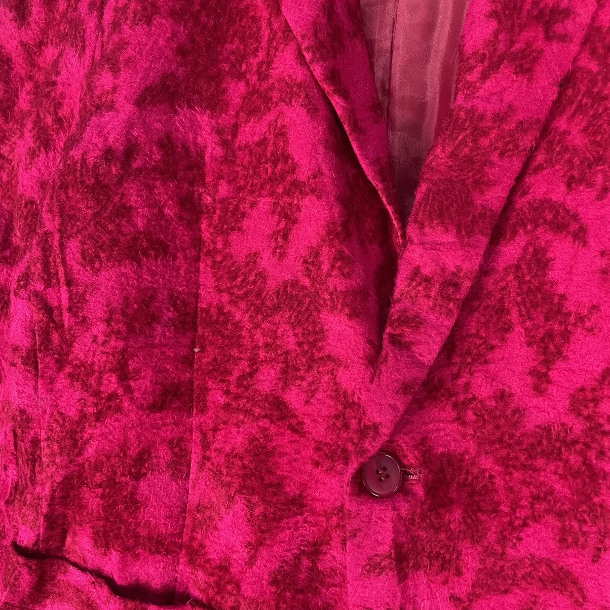 CABANE de ZUCCa × Issey Miyake 🔥ZUCCA Flowers Rayon Fullprint Blazer Jacket Size 40S - 5 Thumbnail
