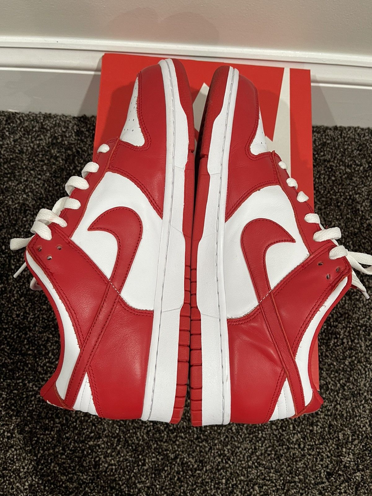 Nike Nike Dunk Low Retro SP “St. John’s” Red Varsity Size US 10.5 / EU 43-44 - 7 Thumbnail