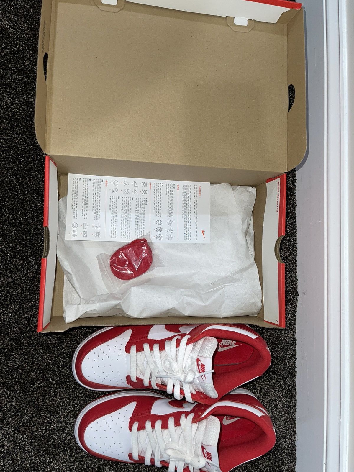 Nike Nike Dunk Low Retro SP “St. John’s” Red Varsity Size US 10.5 / EU 43-44 - 10 Thumbnail