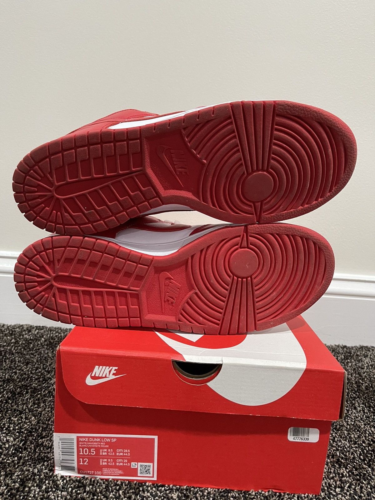 Nike Nike Dunk Low Retro SP “St. John’s” Red Varsity Size US 10.5 / EU 43-44 - 8 Thumbnail
