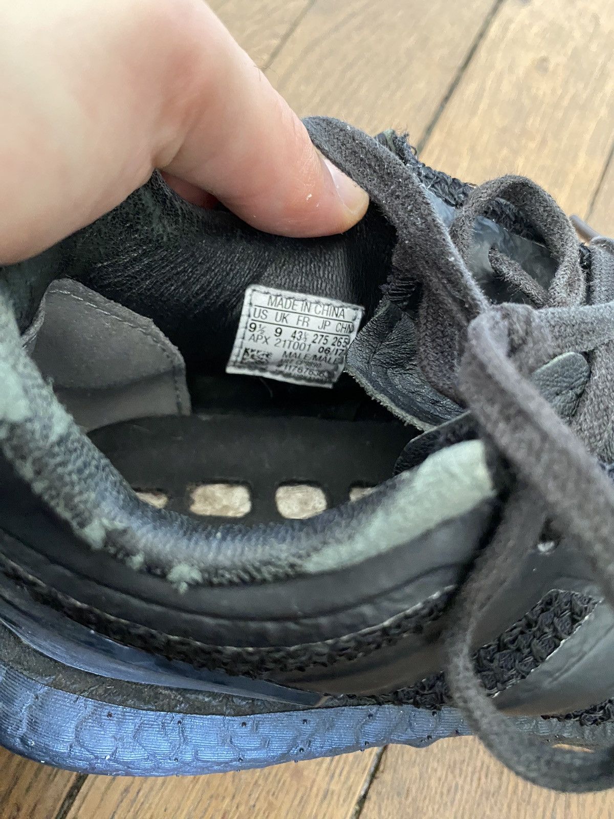 Adidas Adidas Y3 Pure Boost triple black Size US 9.5 / EU 42-43 - 6 Thumbnail