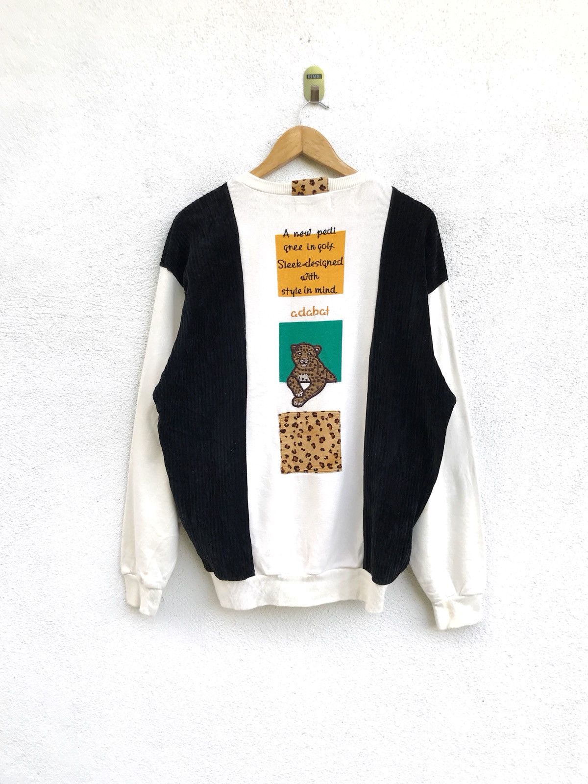 Japanese Brand × Vintage Vintage Japanese Brand Adabat Leopard Crewneck Sweatshirt Size US L / EU 52-54 / 3 - 1 Thumbnail