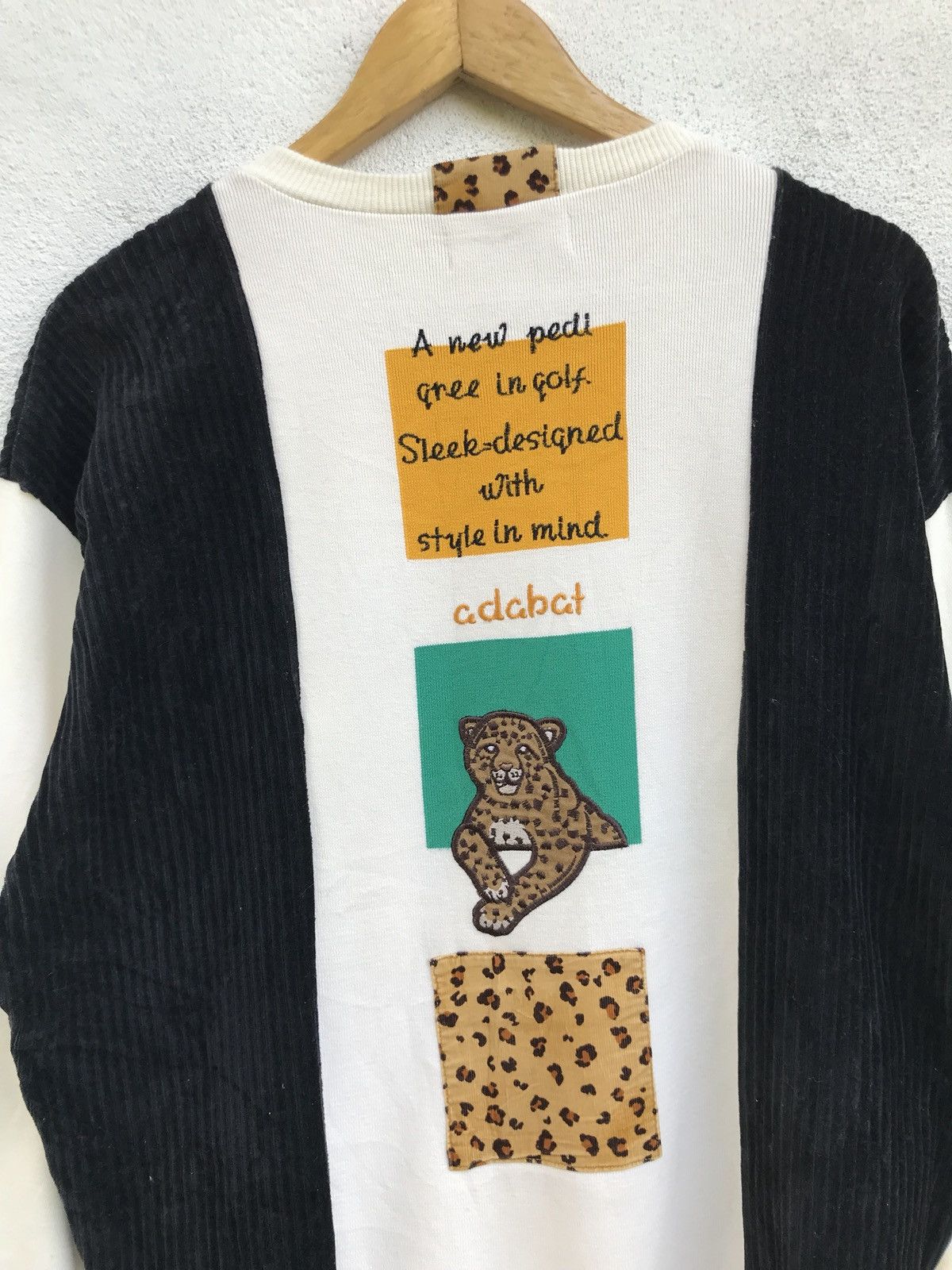 Japanese Brand × Vintage Vintage Japanese Brand Adabat Leopard Crewneck Sweatshirt Size US L / EU 52-54 / 3 - 6 Thumbnail