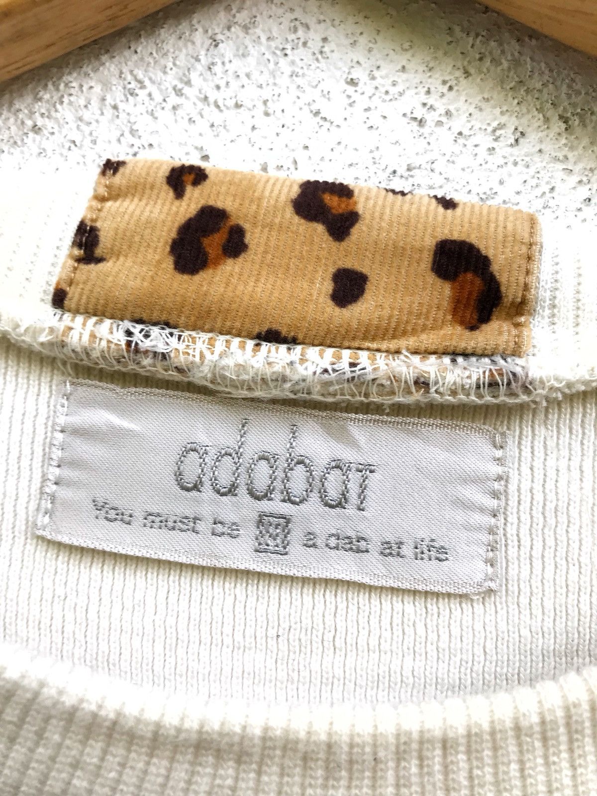 Japanese Brand × Vintage Vintage Japanese Brand Adabat Leopard Crewneck Sweatshirt Size US L / EU 52-54 / 3 - 7 Thumbnail