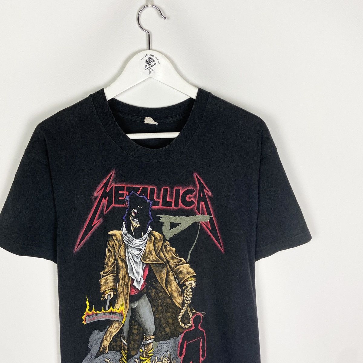 Brockum Vintage 90s 1992 Metallica Pushead Unforgiven Rock band tee Size US XL / EU 56 / 4 - 3 Thumbnail
