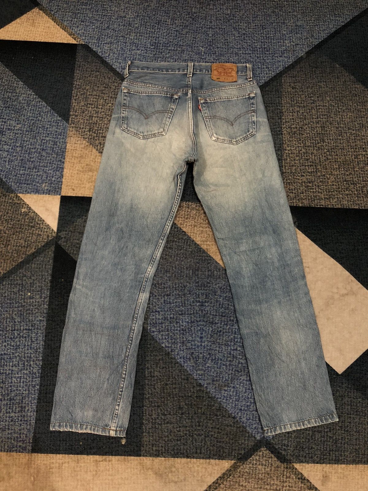 Levi's Vintage 90’s Trashed Levis 501 Non Selvedge Button 552 Denim Size US 30 / EU 46 - 2 Thumbnail