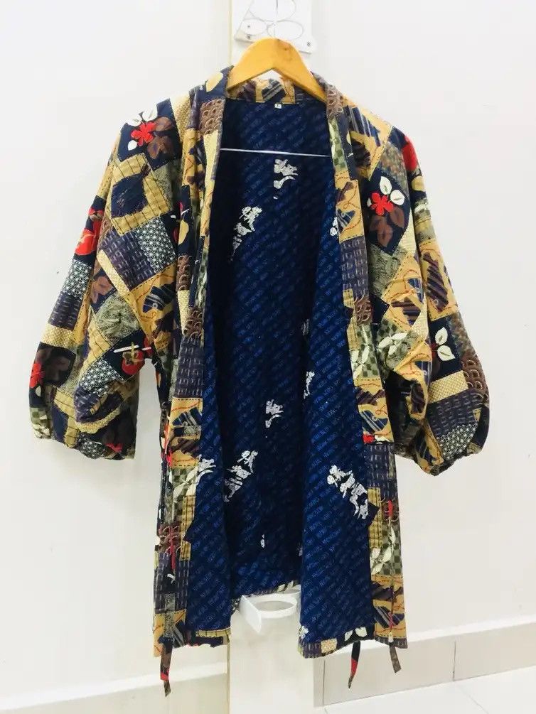 Japanese Brand × Vintage Japan Kimono Japanese Winter Jacket Size US L / EU 52-54 / 3 - 3 Thumbnail