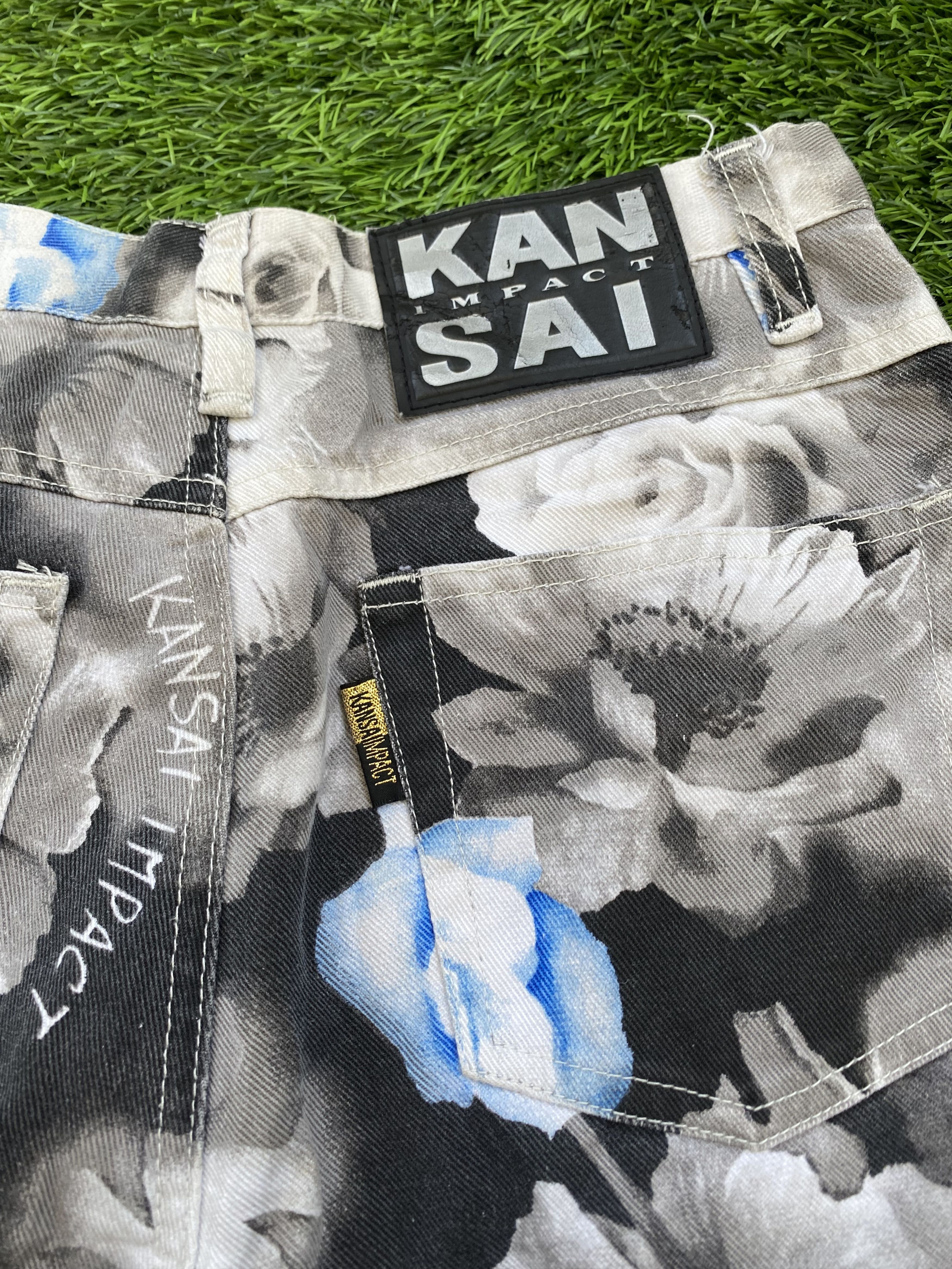 If Six Was Nine × Japanese Brand × Kansai Yamamoto Kansai Impact by Kansai Yamamoto floral Printed pants Size 25" / US 0 / IT 36 - 4 Thumbnail