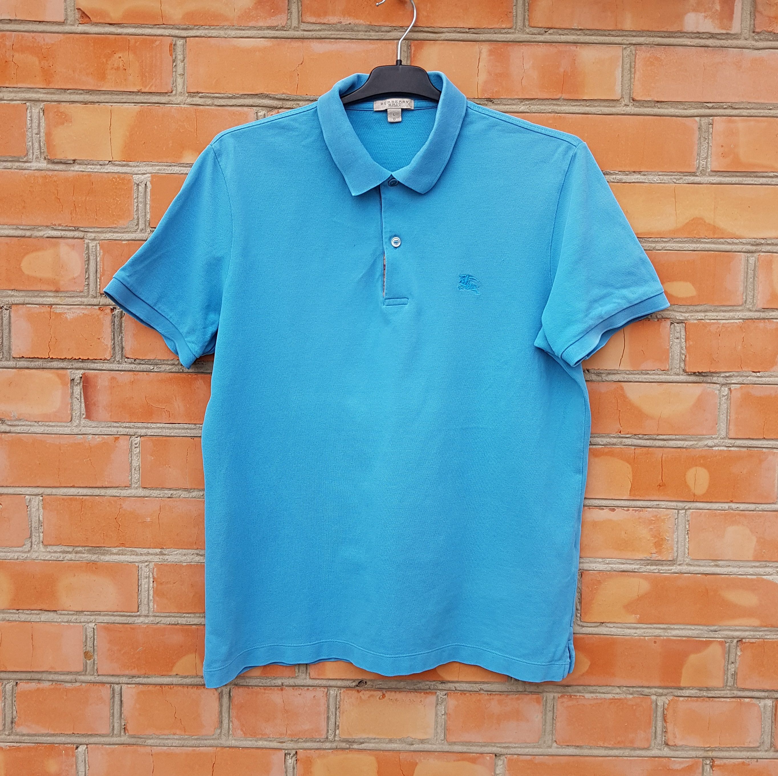 Burberry Burberry Brit Polo Logo Tee T Shirt size L Size US L / EU 52-54 / 3 - 1 Thumbnail