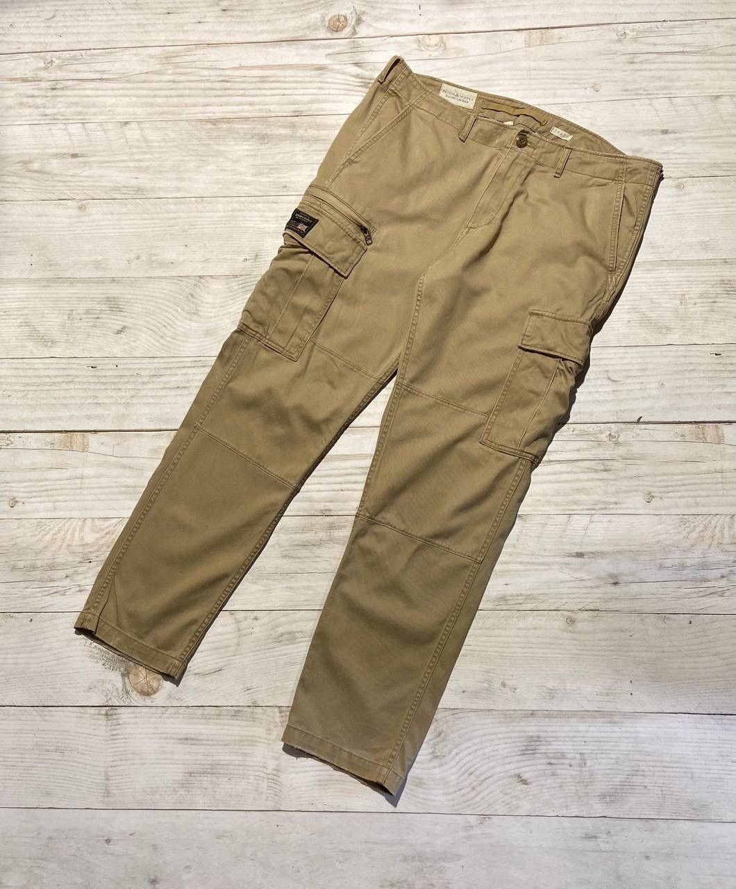 image of Denim And Supply Ralph Laurent Cargo Pants Military in Beige, Men's (Size 38)