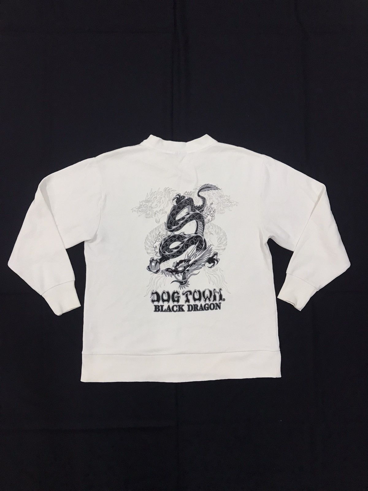 Dogtown × Japanese Brand VINTAGE DOGTOWN BLACK DRAGON SWEATER PULLOVER SHIRT JACKET Size US L / EU 52-54 / 3 - 1 Thumbnail