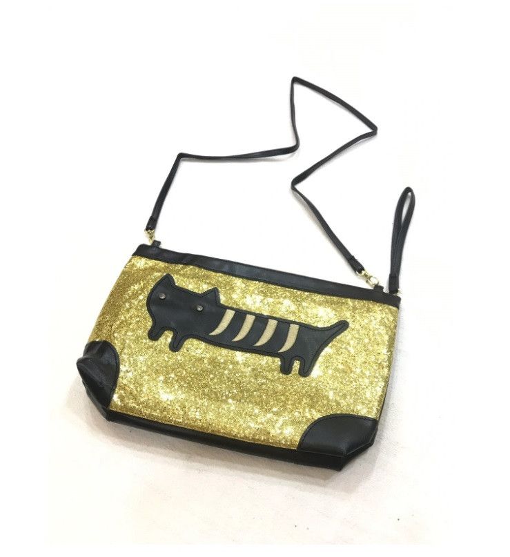 Issey Miyake × Japanese Brand × Tsumori Chisato TSUMORI CHHISATO BY ISSEY MIYAKE CATS GLITTERS BAG SLING Size ONE SIZE - 1 Thumbnail
