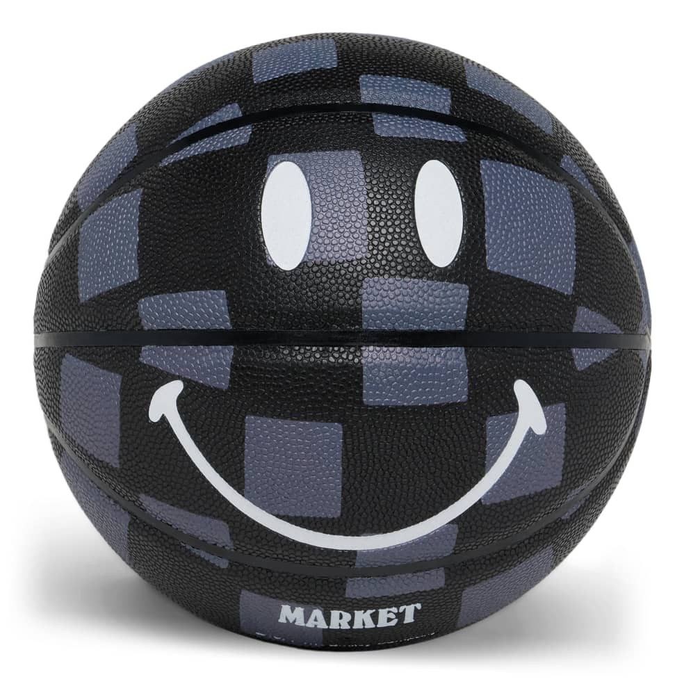image of Market Smiley Chess Club Basketball in Black, Men's