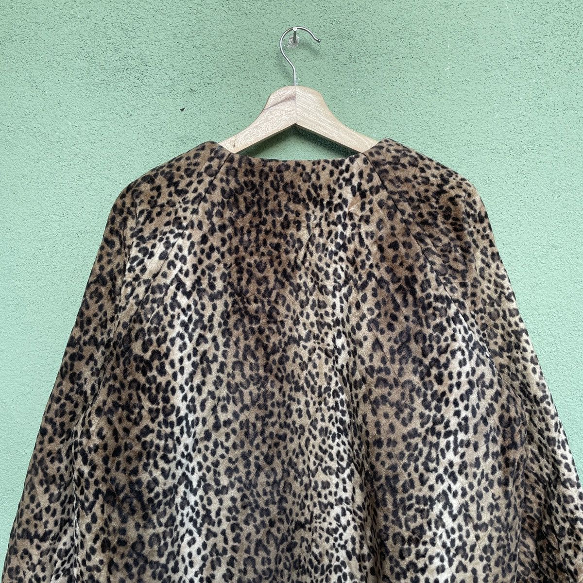Other × Vintage Vintage Unbranded Leopard Button Ups Fleece Jacket Size US XL / EU 56 / 4 - 8 Thumbnail