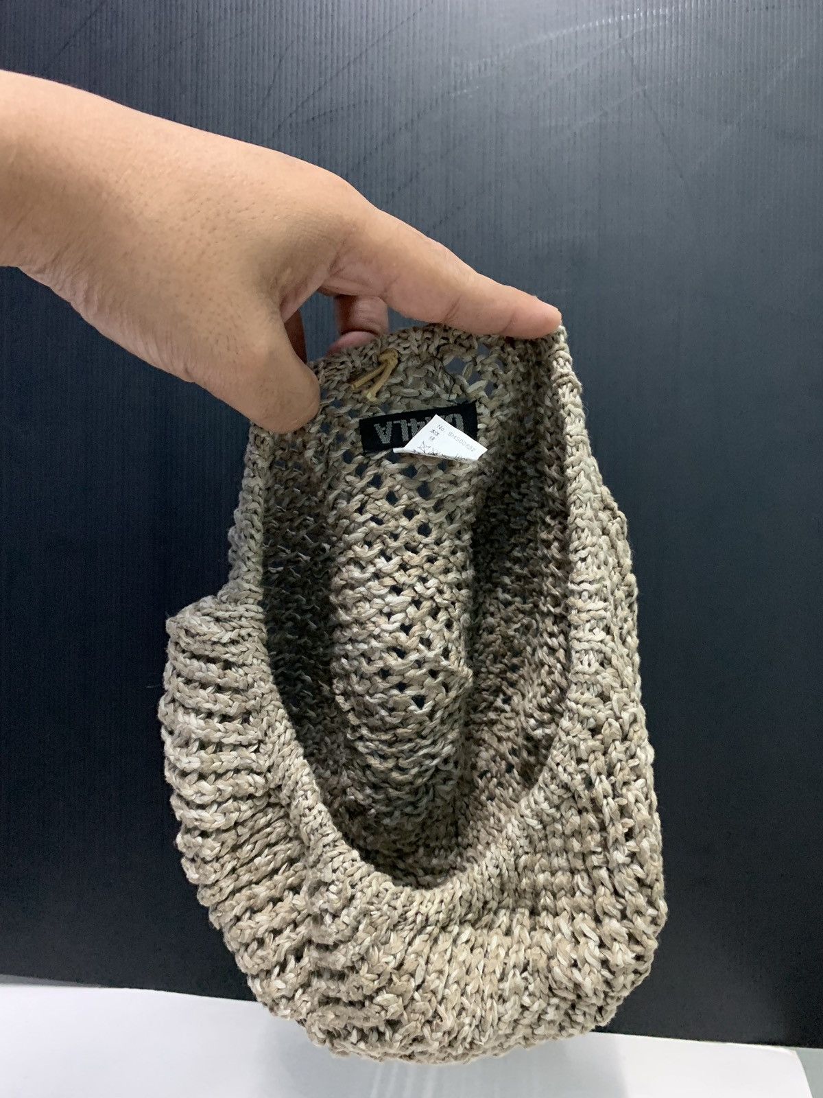 CA4LA 🇯🇵 RARE!! Crochet Knitted 🇯🇵 Ca4la Fishnet Beanie Cap Size ONE SIZE - 5 Thumbnail