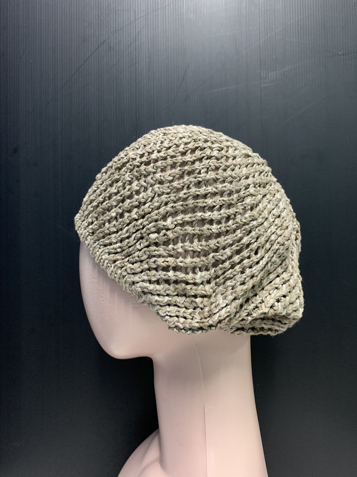 CA4LA 🇯🇵 RARE!! Crochet Knitted 🇯🇵 Ca4la Fishnet Beanie Cap Size ONE SIZE - 2 Thumbnail
