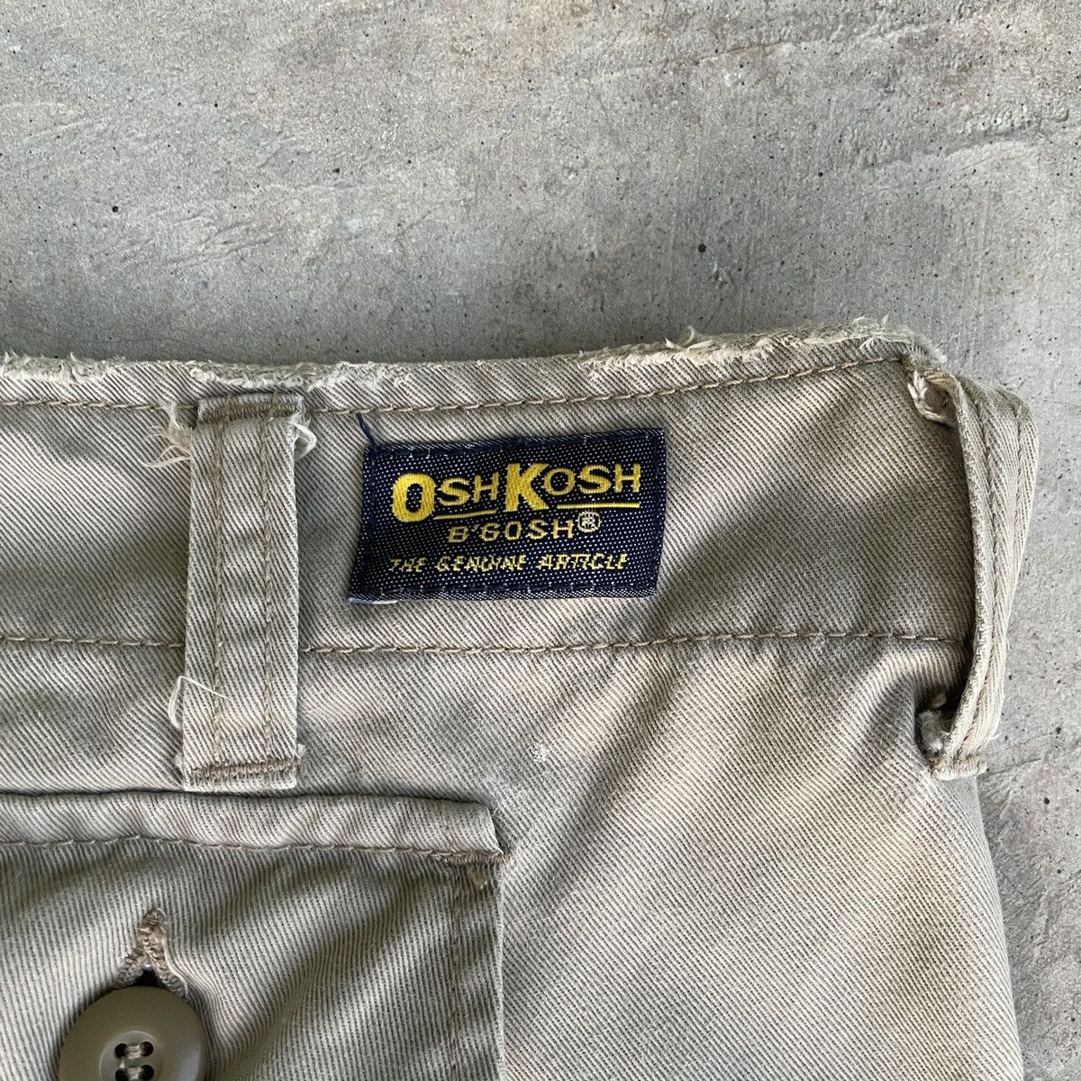 Oshkosh Vintage OSHKOSH Distressed Monkey Pants Utility Pro Wear Size US 31 - 8 Thumbnail