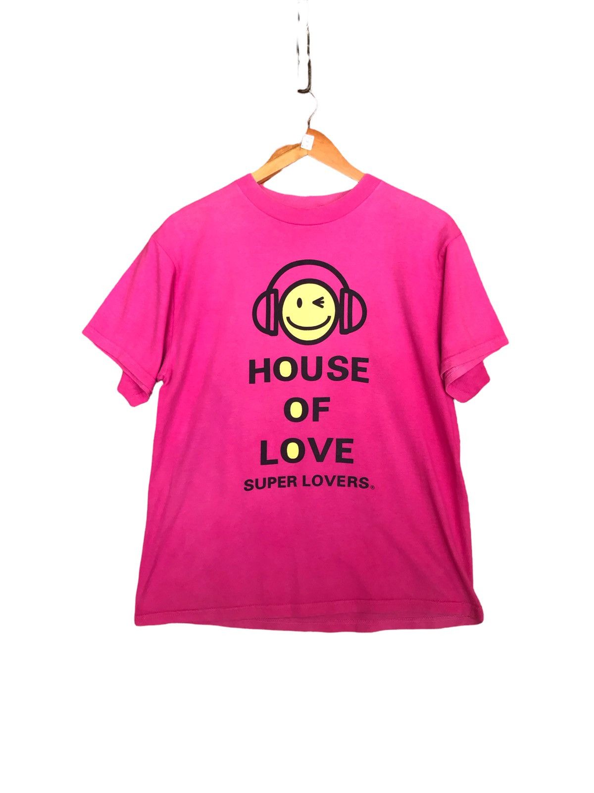 image of Lovers Rock x Seditionaries Superlovers House Of Lovet-Shirt in Pink, Men's (Size Medium)