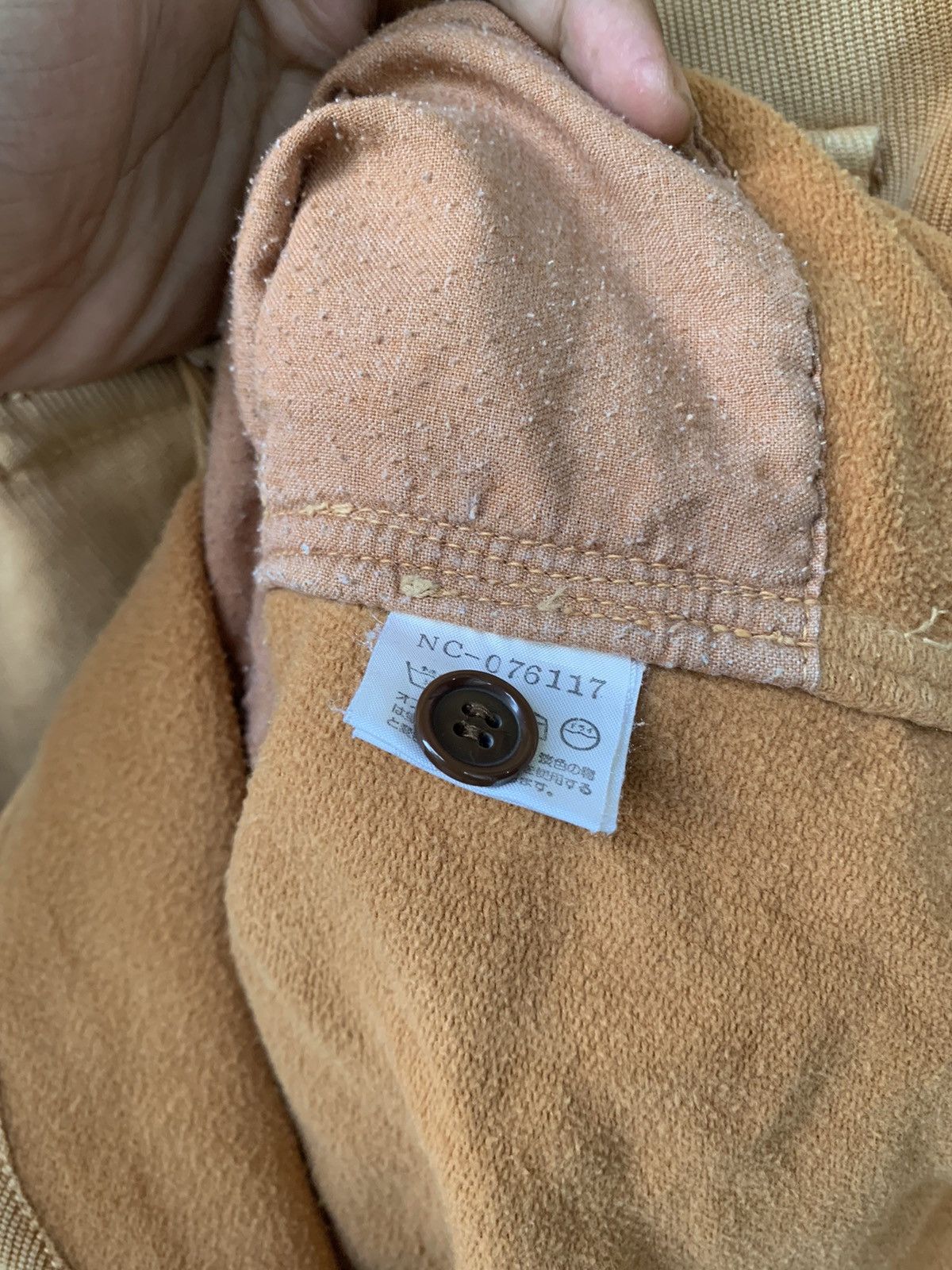 Nigel Cabourn × Vintage Vintage Sunfade Nigel Cabourn Utility Sweatshirts Size US L / EU 52-54 / 3 - 7 Thumbnail
