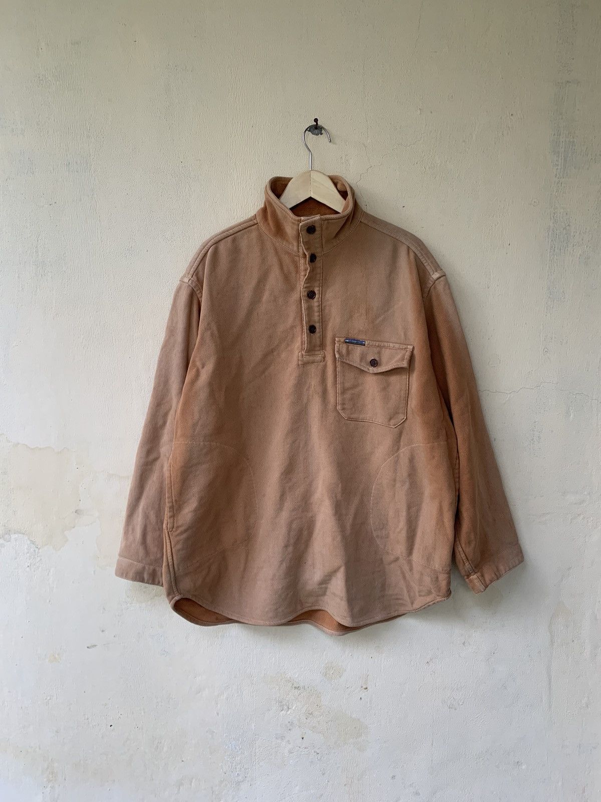 Nigel Cabourn × Vintage Vintage Sunfade Nigel Cabourn Utility Sweatshirts Size US L / EU 52-54 / 3 - 1 Thumbnail
