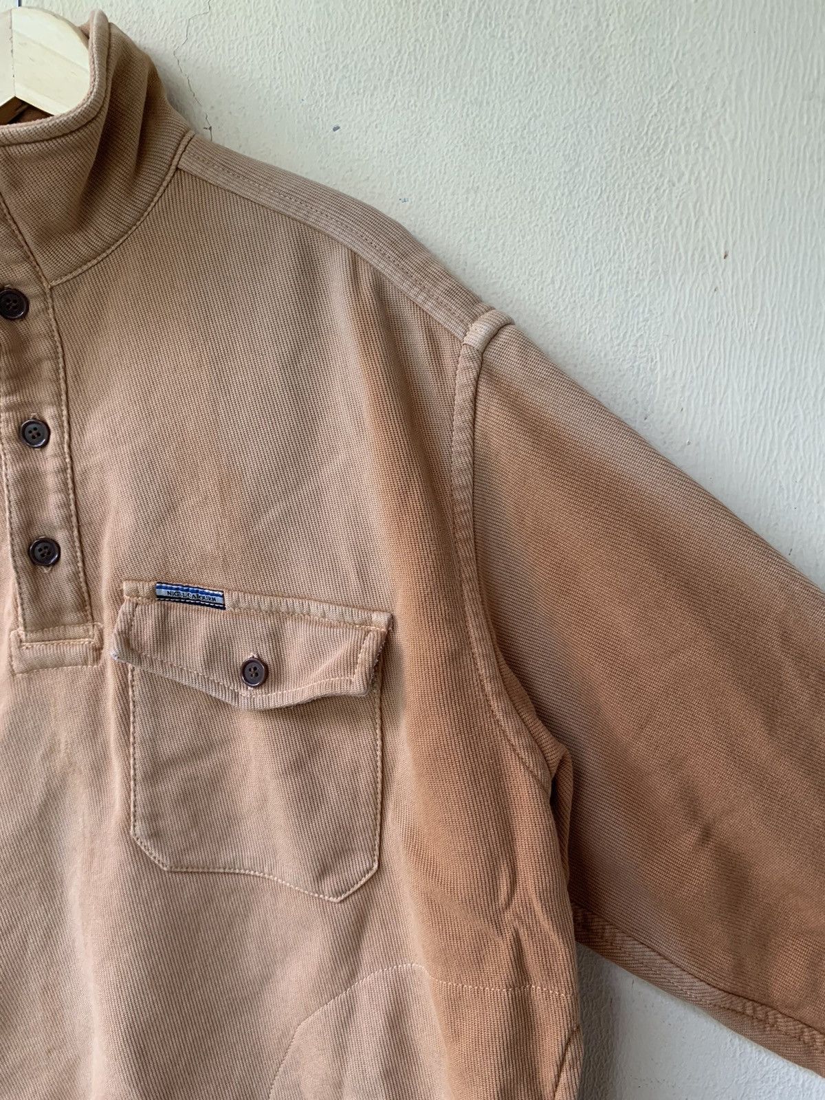 Nigel Cabourn × Vintage Vintage Sunfade Nigel Cabourn Utility Sweatshirts Size US L / EU 52-54 / 3 - 8 Thumbnail