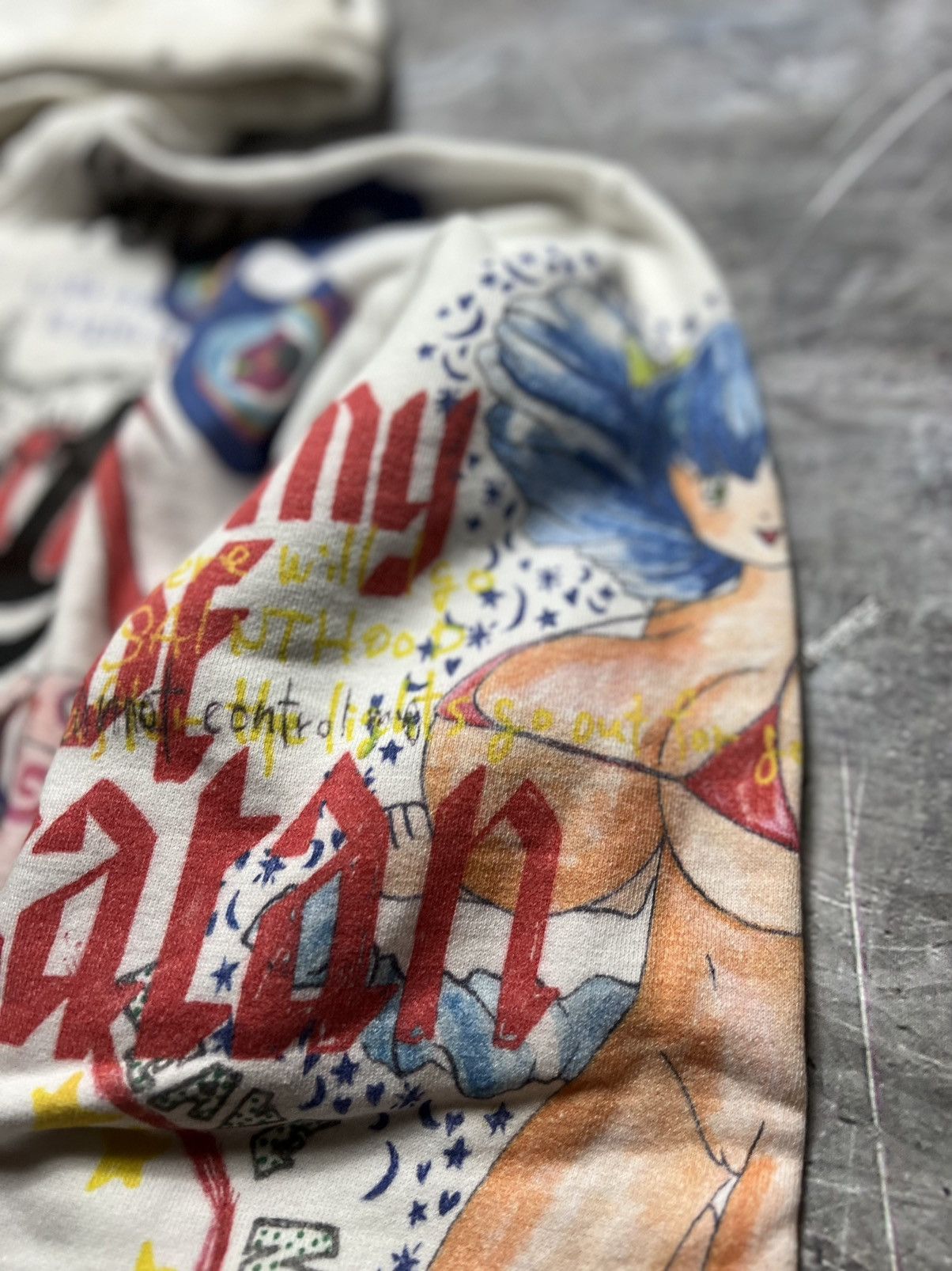 Saint Michael Saint Michael X Takashi Murakami Graffiti Hoodie Size US XL / EU 56 / 4 - 7 Thumbnail