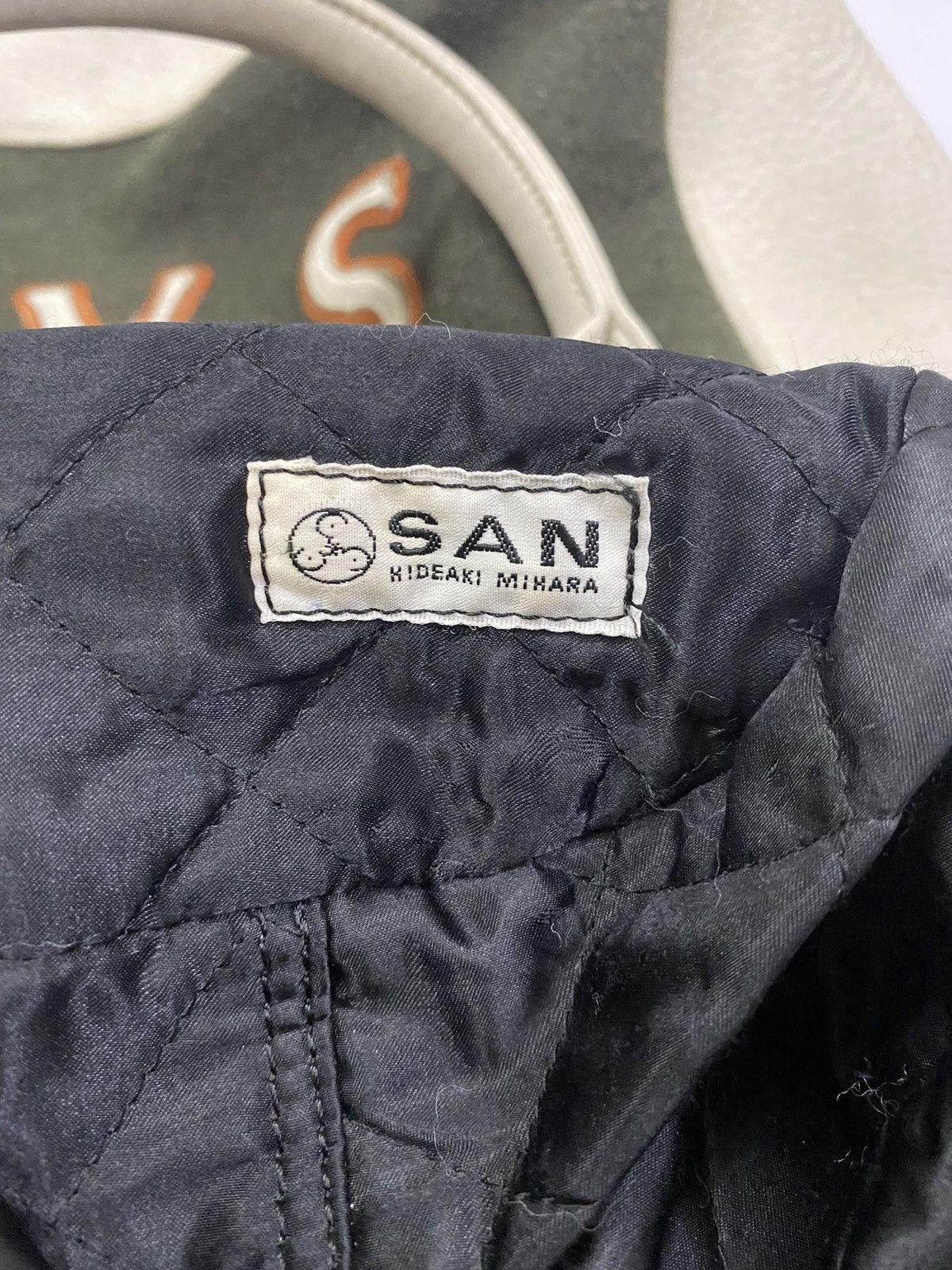 Japanese Brand Japanese Designer 3 San Hideaki Mihara Varsity Tote Bag Size ONE SIZE - 6 Thumbnail