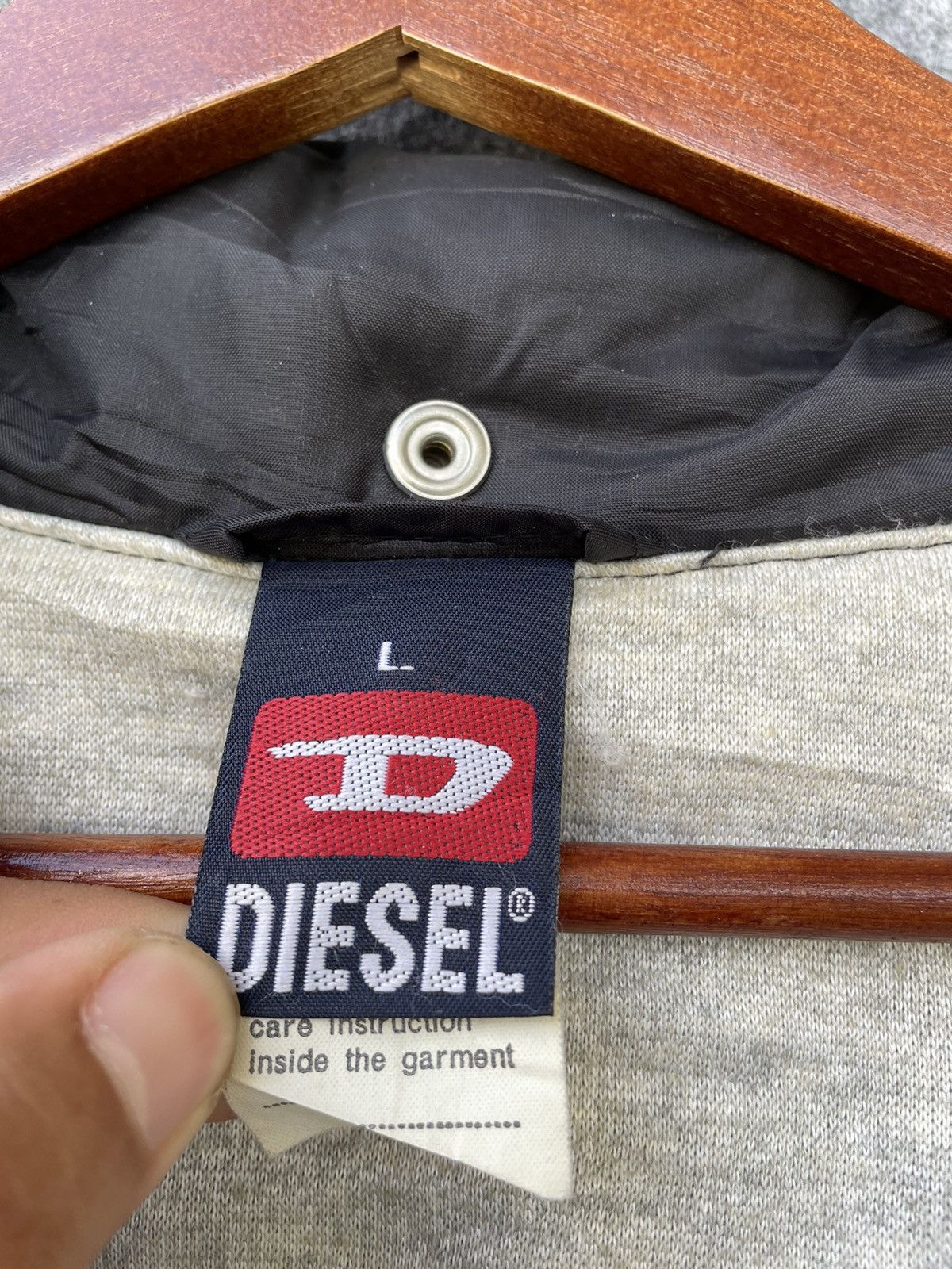 Diesel DIESEL BIG LOGO COACH JACKET Size US L / EU 52-54 / 3 - 6 Thumbnail