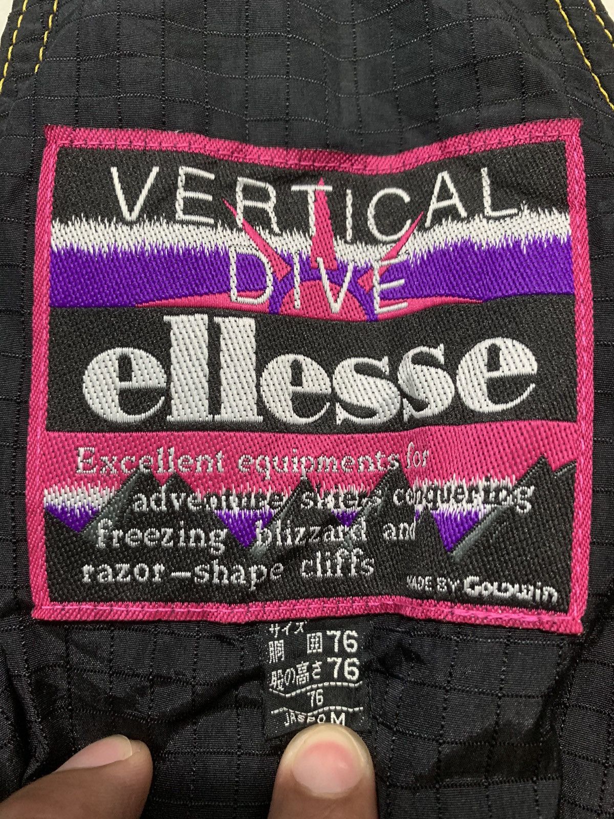 Ellesse × Sports Specialties 🎌 Ellesse Vertical Dive Block Colour Parachute Ski Wear Size US 30 / EU 46 - 4 Thumbnail