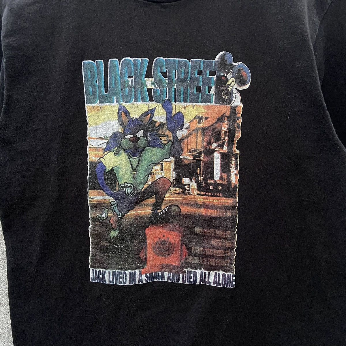 Rap Tees Vintage 90s blackstreet cartoon tshirt american street Size US M / EU 48-50 / 2 - 2 Thumbnail