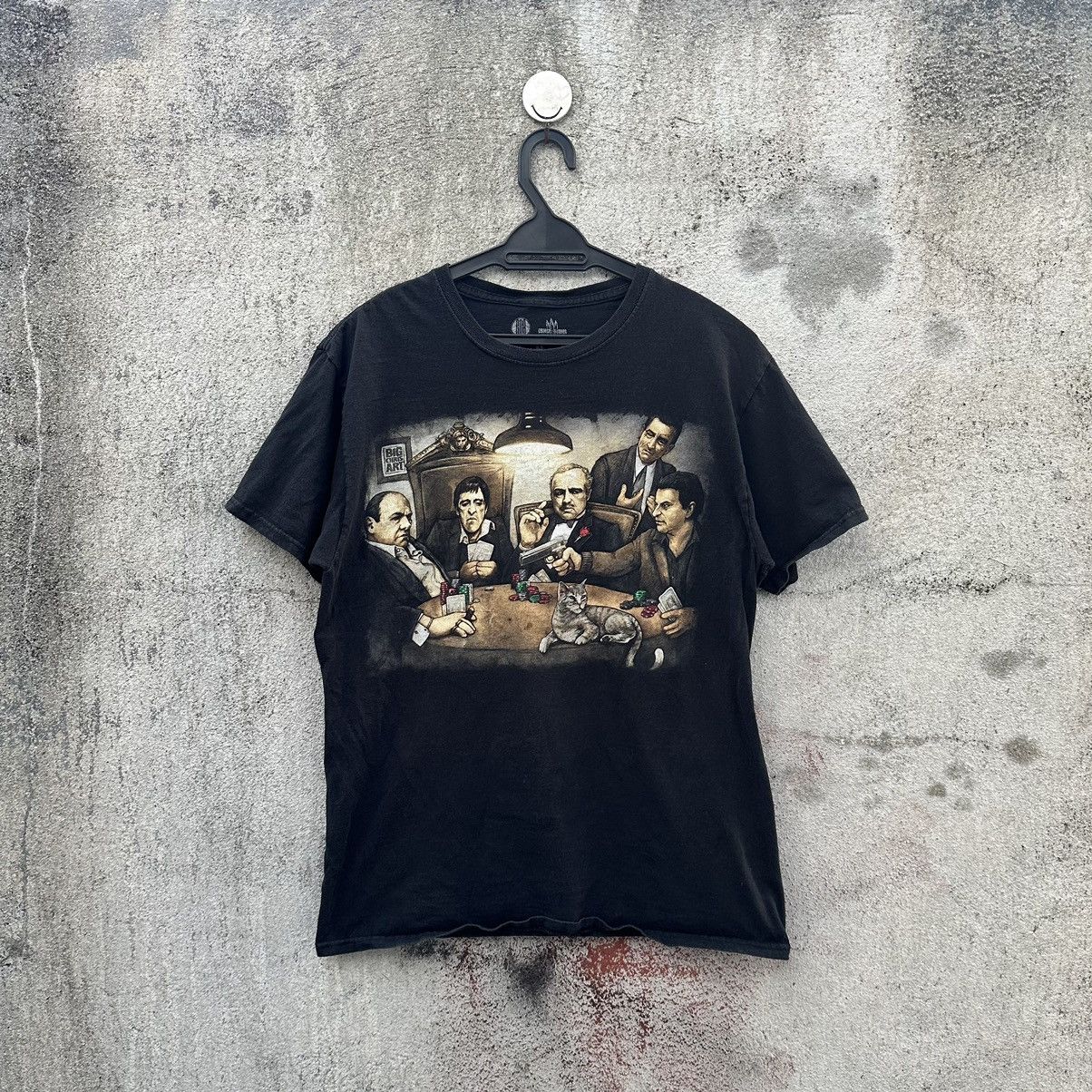 Rap Tees Scarface godfather tshirt gangsters playing poker Size US M / EU 48-50 / 2 - 1 Thumbnail