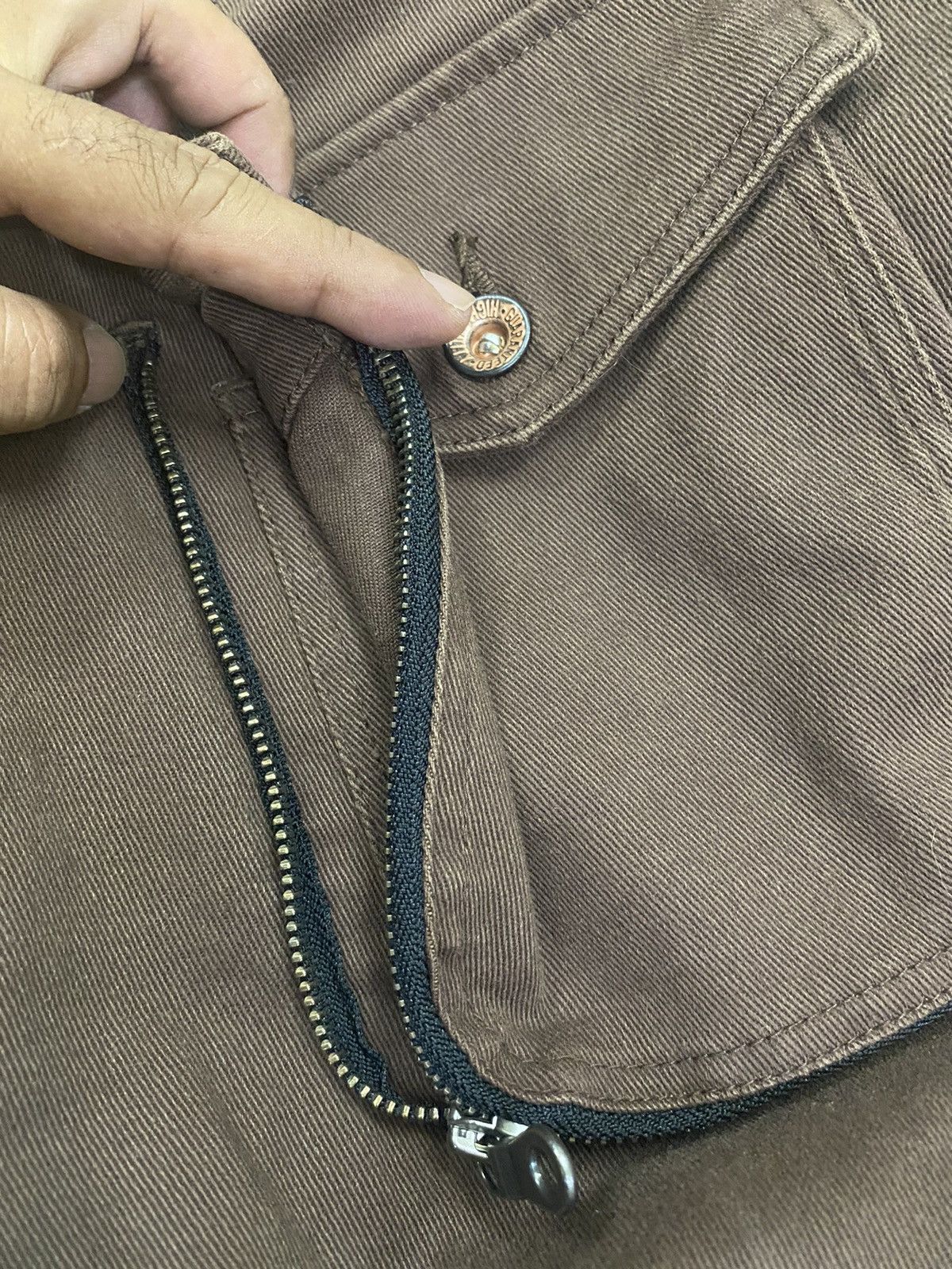 Japanese Brand PPFM Type S Shape Zipper Cargo Pocket Size US 33 - 8 Thumbnail