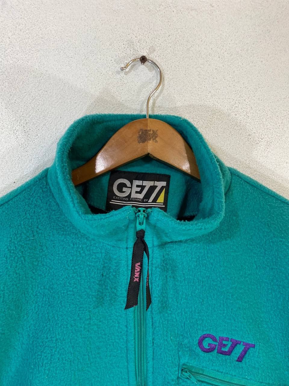 Japanese Brand Gett Japanese Brands Green Fleece jacket Size US L / EU 52-54 / 3 - 4 Thumbnail