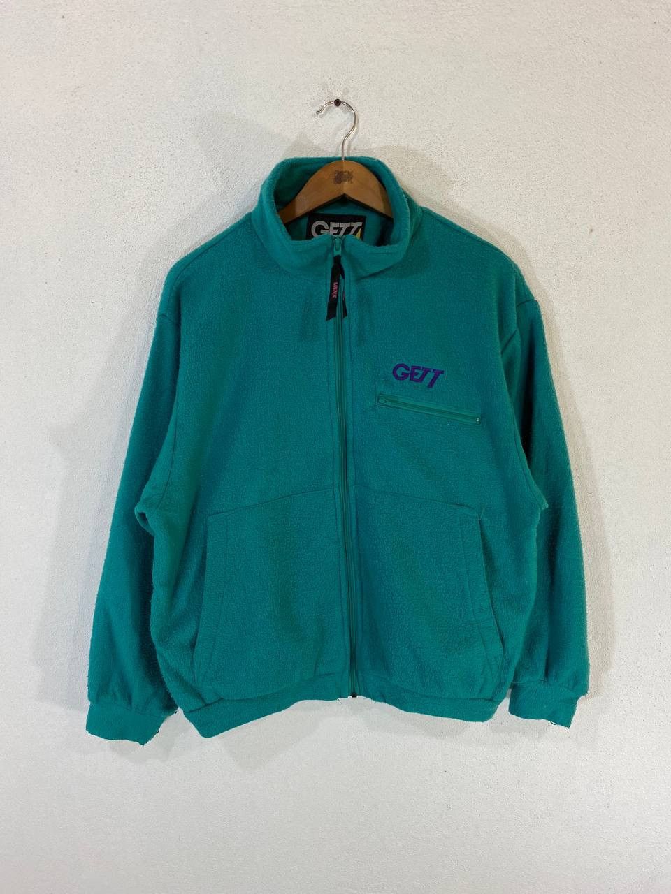 Japanese Brand Gett Japanese Brands Green Fleece jacket Size US L / EU 52-54 / 3 - 1 Thumbnail