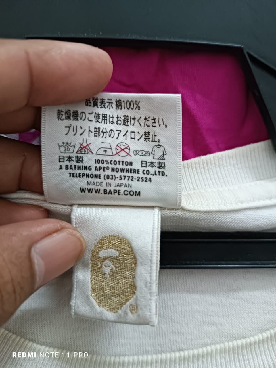 Bape × Vintage APE SHALL NEVER KILL APE TEE Size US L / EU 52-54 / 3 - 4 Thumbnail