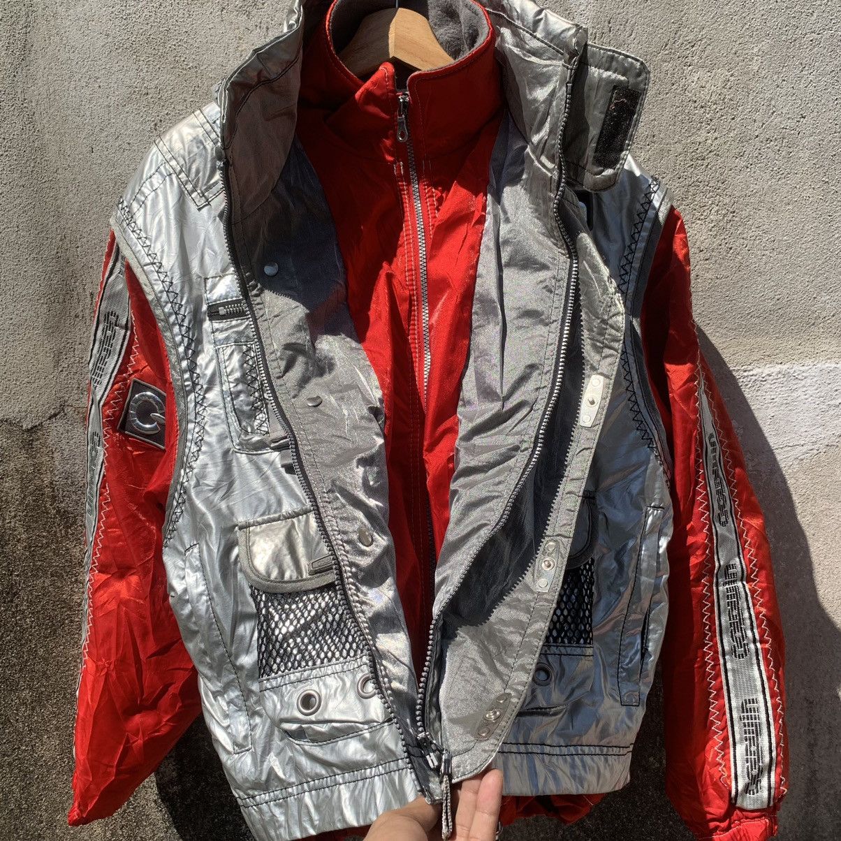 Goldwin Vintage Goldwin Japan Ski Snow Double Zipper VeryRare Jacket Size US M / EU 48-50 / 2 - 22 Thumbnail