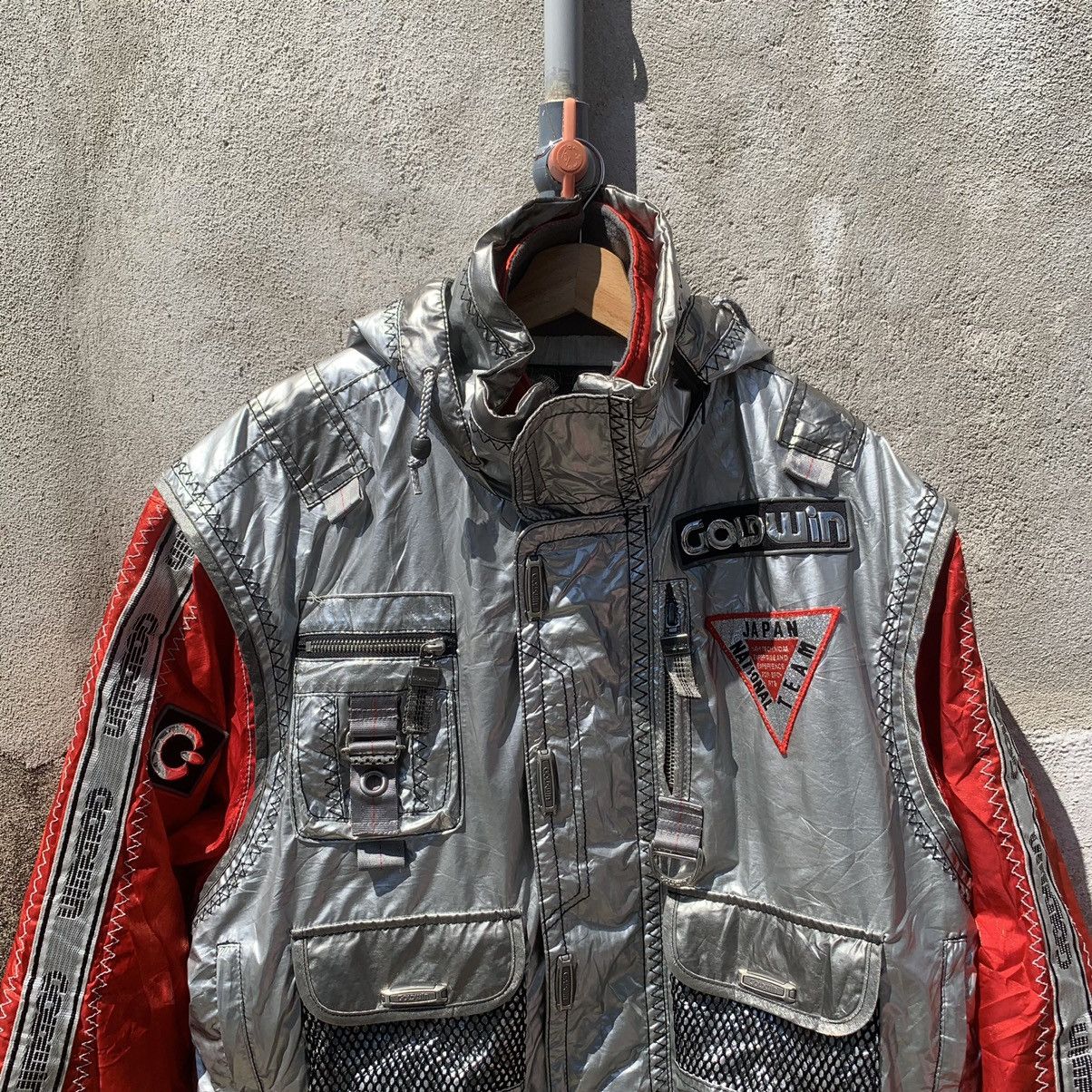 Goldwin Vintage Goldwin Japan Ski Snow Double Zipper VeryRare Jacket Size US M / EU 48-50 / 2 - 2 Thumbnail