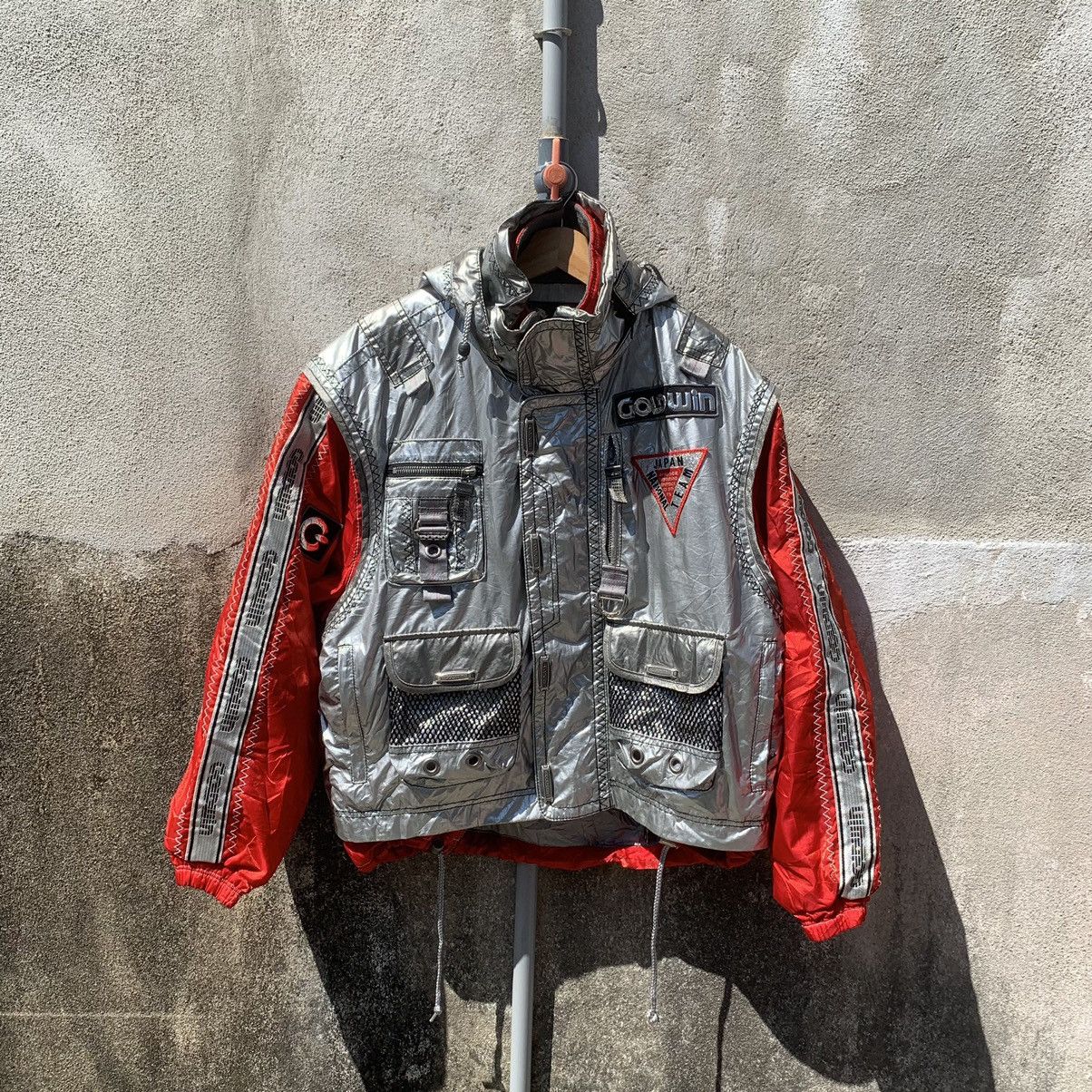 Goldwin Vintage Goldwin Japan Ski Snow Double Zipper VeryRare Jacket Size US M / EU 48-50 / 2 - 1 Thumbnail