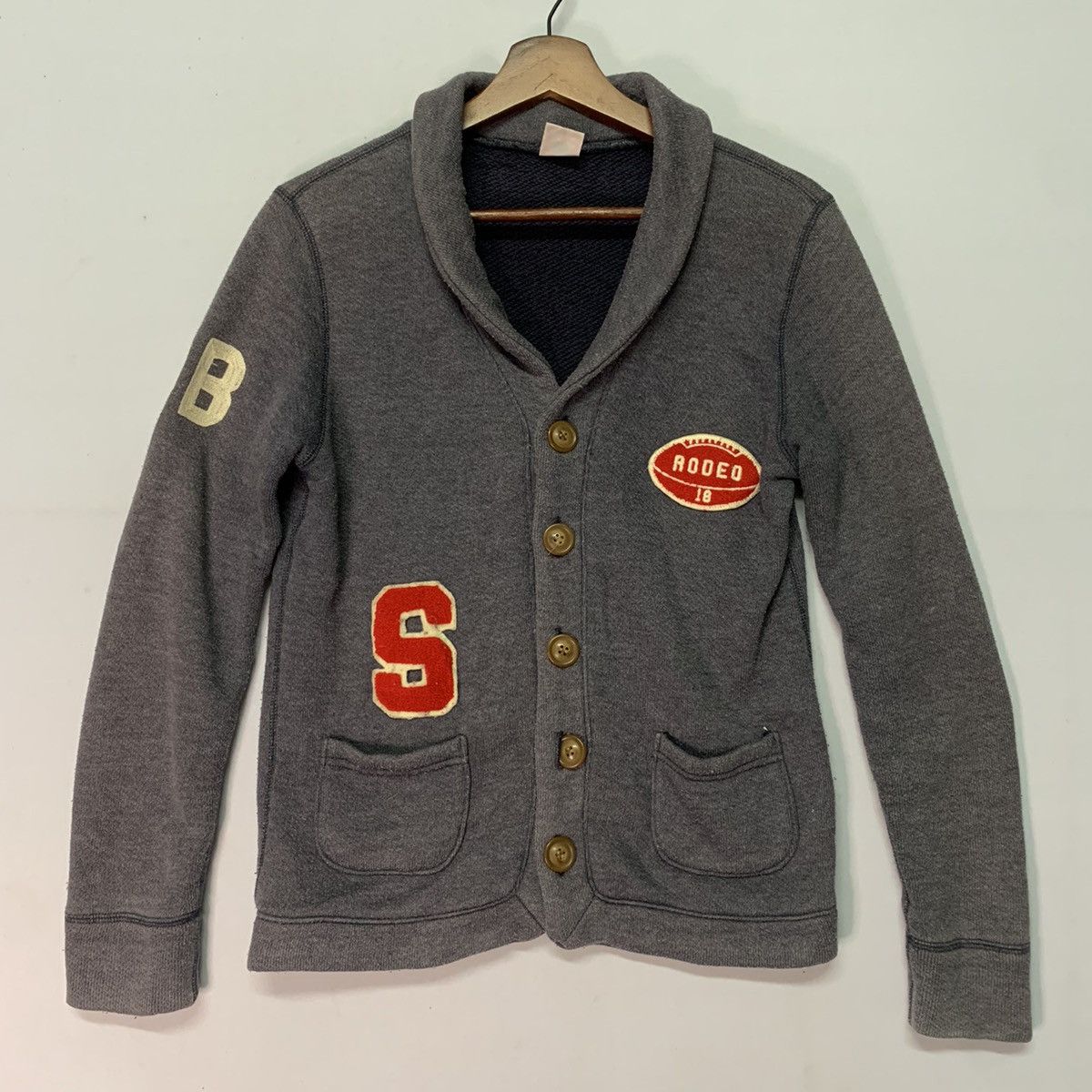 Vintage Vintage Union Made Shawl Collar Cardigan Small Size Jacket Size US S / EU 44-46 / 1 - 1 Thumbnail