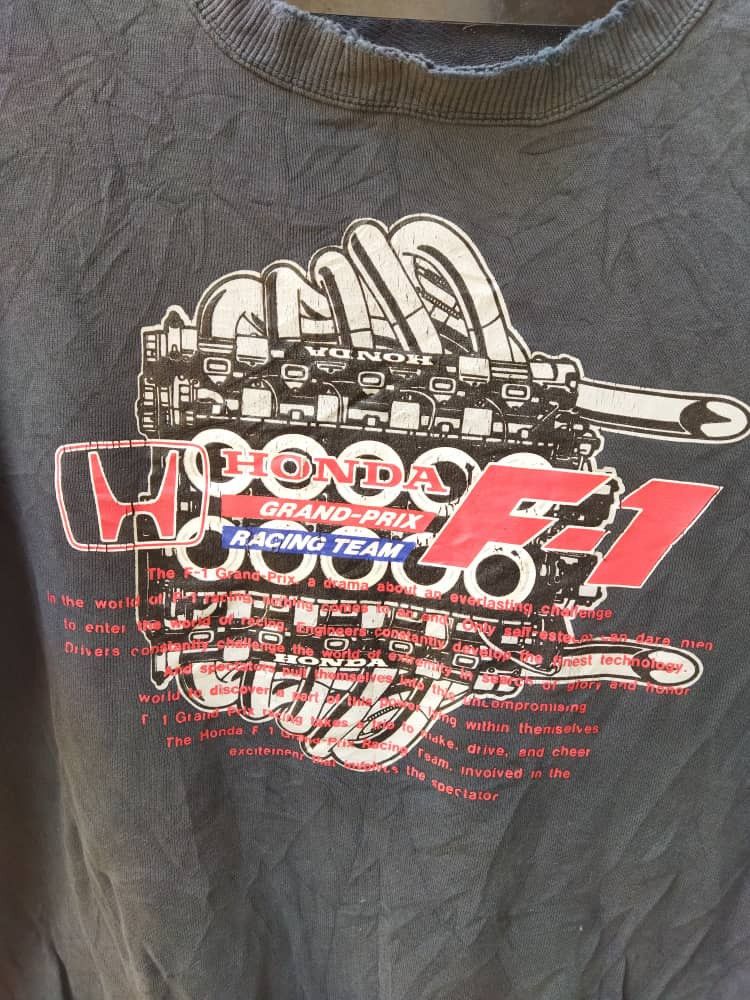 Gear for Sports × Honda × Japanese Brand HONDA F-1 DISTRESSED VTG SWEATSHIRT Size US M / EU 48-50 / 2 - 4 Thumbnail