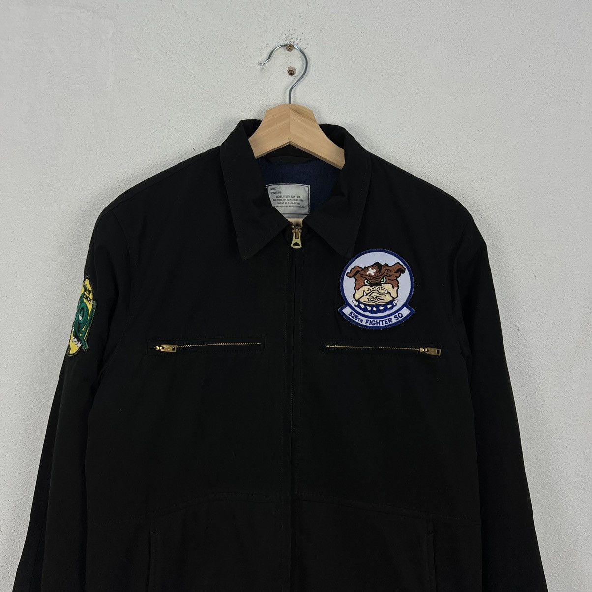 Buzz Rickson's VINTAGE BUZZ RICKSON CO JACKET UTILITY MAN’S BLUE PATCHES Size US M / EU 48-50 / 2 - 3 Thumbnail
