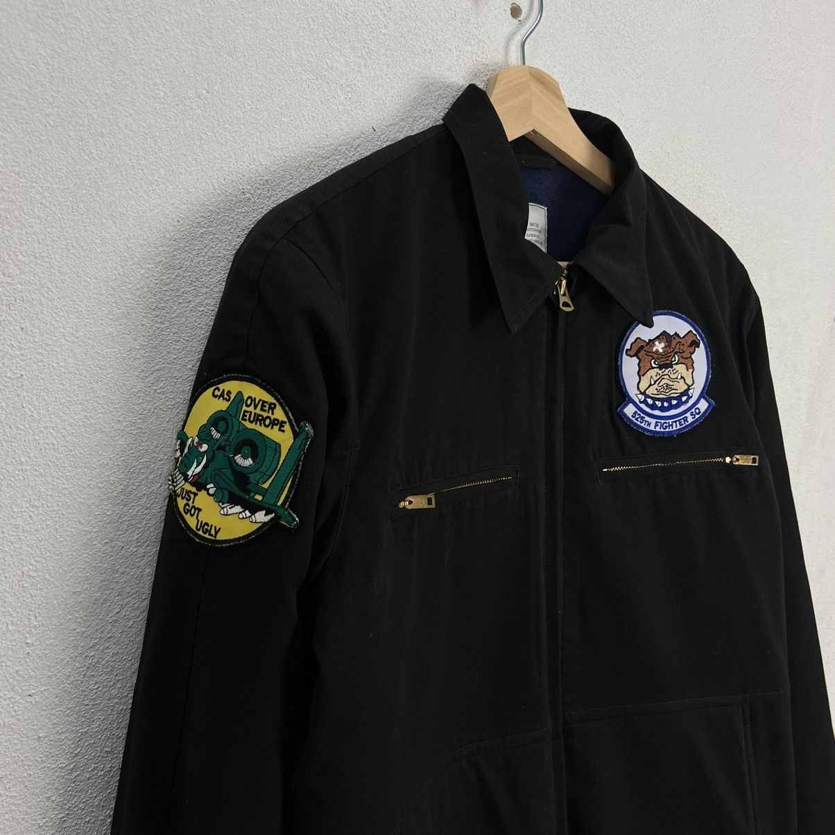 Buzz Rickson's VINTAGE BUZZ RICKSON CO JACKET UTILITY MAN’S BLUE PATCHES Size US M / EU 48-50 / 2 - 6 Thumbnail