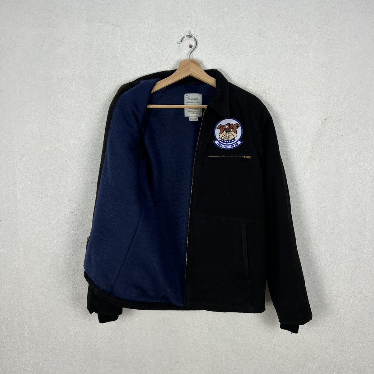 Buzz Rickson's VINTAGE BUZZ RICKSON CO JACKET UTILITY MAN’S BLUE PATCHES Size US M / EU 48-50 / 2 - 13 Thumbnail