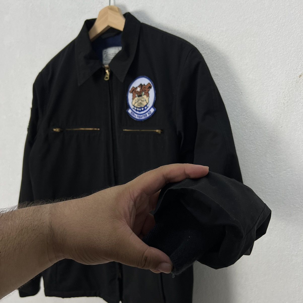 Buzz Rickson's VINTAGE BUZZ RICKSON CO JACKET UTILITY MAN’S BLUE PATCHES Size US M / EU 48-50 / 2 - 10 Thumbnail