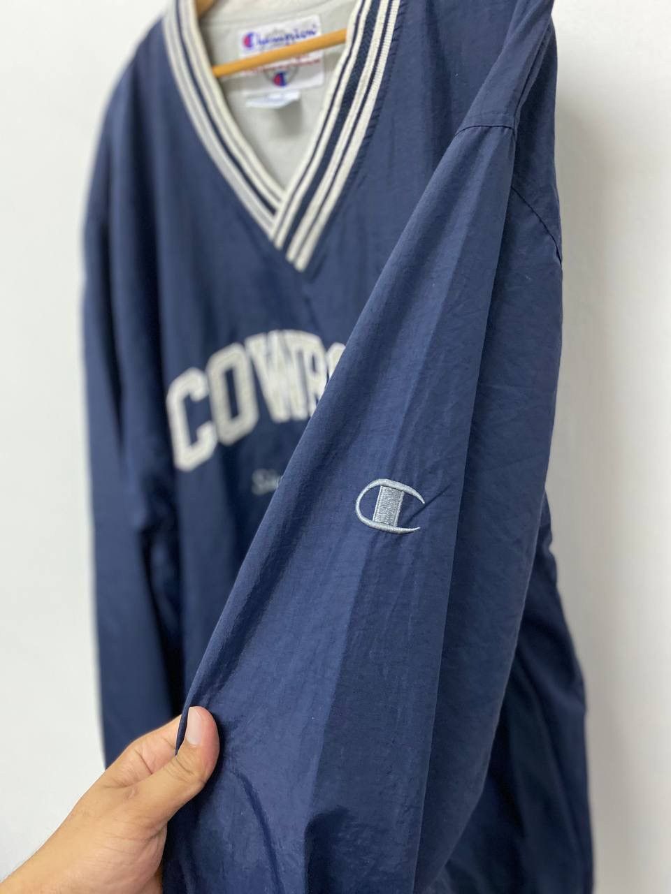 Champion Vintage NFL Dallas Cowboys Windbreaker by Champion Size US XL / EU 56 / 4 - 5 Thumbnail