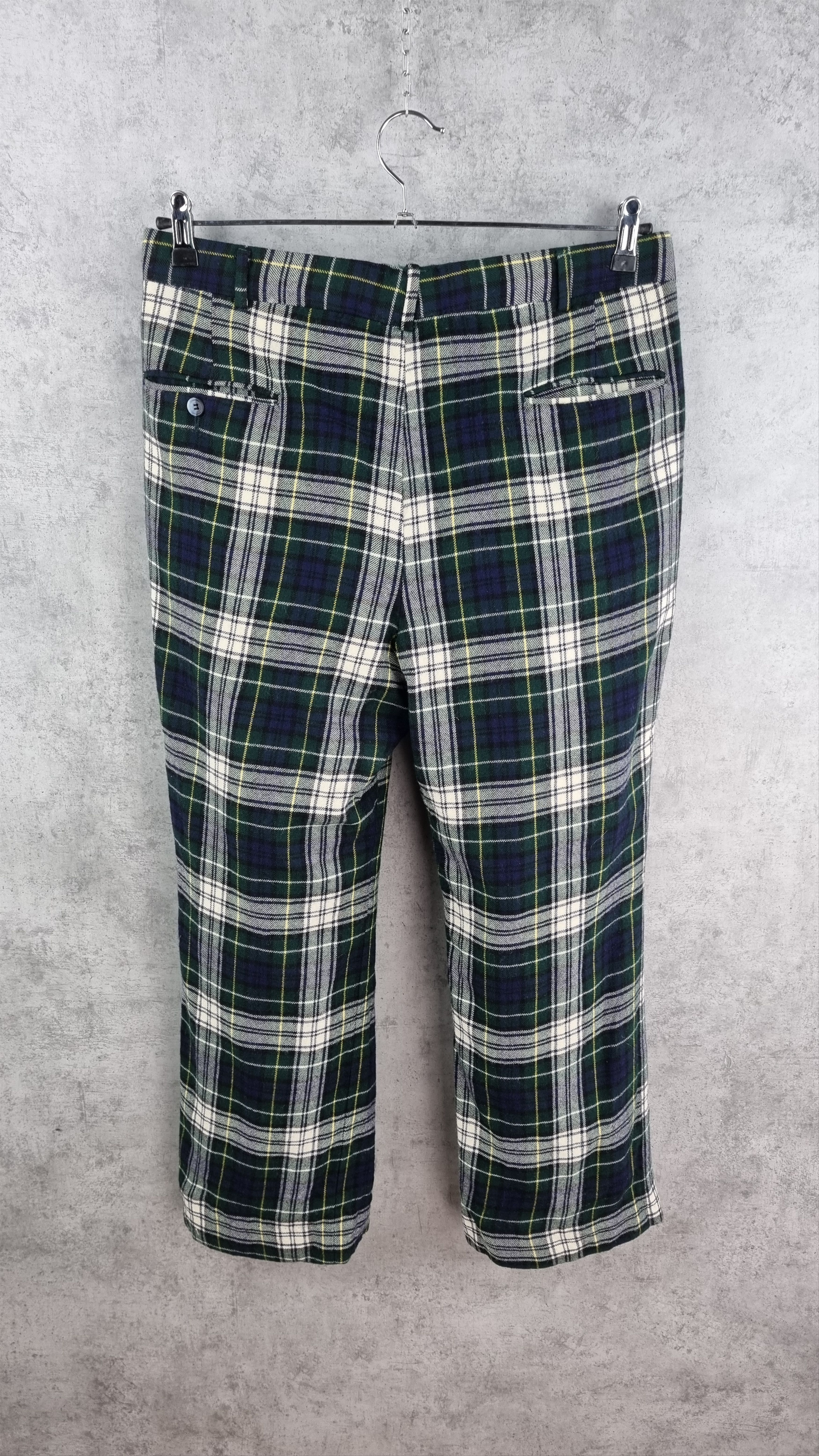 Japanese Brand × Seditionaries 50s Wool Plaid Pants Made in USA TALON Zip Size US 33 - 17 Thumbnail