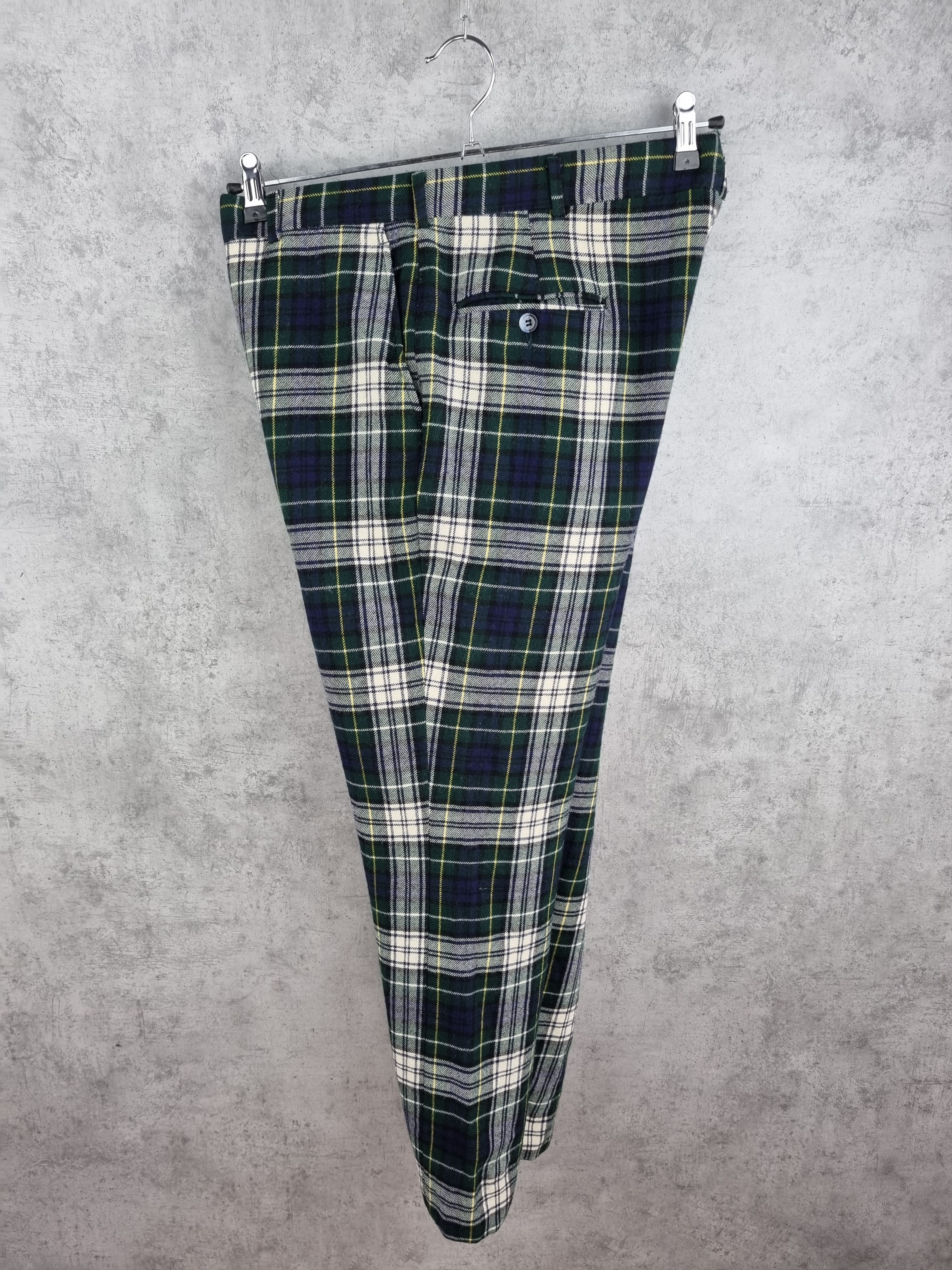 Japanese Brand × Seditionaries 50s Wool Plaid Pants Made in USA TALON Zip Size US 33 - 9 Thumbnail