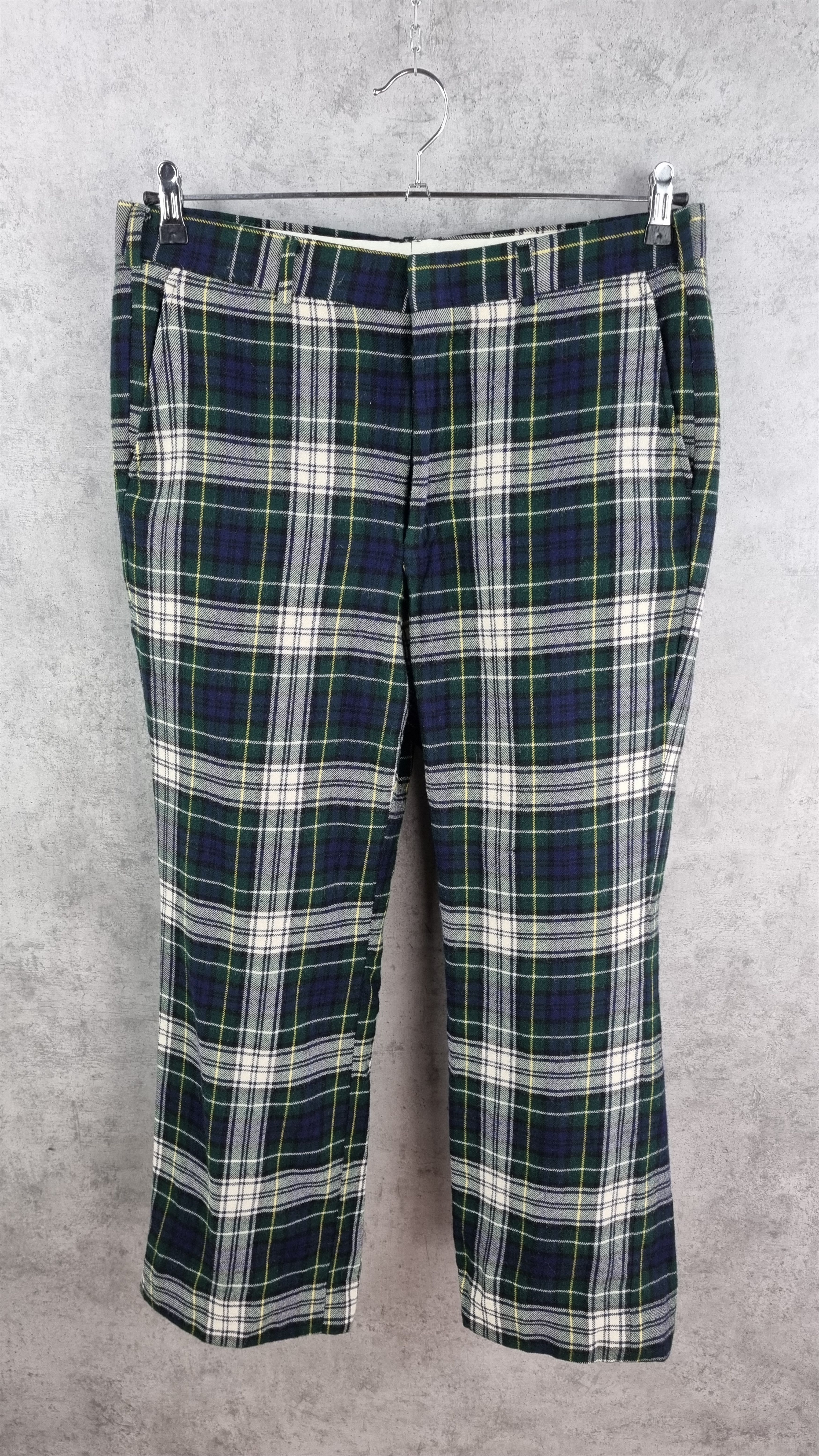 Japanese Brand × Seditionaries 50s Wool Plaid Pants Made in USA TALON Zip Size US 33 - 16 Thumbnail